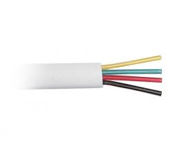 Телефонный кабель 4 жильный 26awg CCS 100метров в бухте белый ATcom