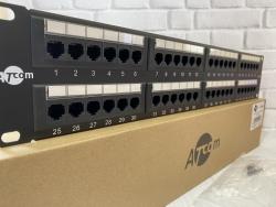 Патч-панель ATcom, 19" 48хRJ-45 UTP 2U cat.5е P5148 купить оптом недорого