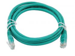 Патч-корд UTP, RJ45, Cat.6, мідь, довжина 1м, зелений, 1 ГБ/с Atcom оптом