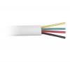 Телефонний  кабель  CCS (довжина 100м., 26AWG, 4 жили), білий