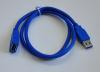 Кабель ATcom подовжувач USB 3.0 AM/AF, 3 м Blue