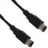 Кабель Atcom FireWire (IEEE 1394) 6p/6p black 1.2m пакет
