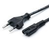 Кабель живлення Atcom 2-контактний (mark 0.5mm on cable)  CEE 7/16 - IEC C7,  2 pin, довжина 1,8 м.