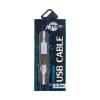 Кабель Atcom USB 2.0 AM/AF довжина 0,8 м, білий, GOLD plated, блістер