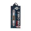 Кабель Atcom USB 2.0 AM/BM довжина 0,8 м, білий, GOLD plated, блістер
