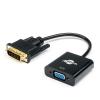 Перехідник Atcom DVI-D dual link(male) - VGA(female), довжина кабелю 10см