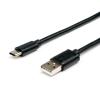 Кабель Атсом USB-AM 2.0 / Type-C, чорний,  1,8 м