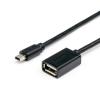 Кабель Атсом USB 2.0 AF -> mini-B 5P OTG 0,1м