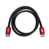 Кабель Atcom HDMI-HDMI Red/Gold, довжина 2 м, 4K, ver 2.0, пакет