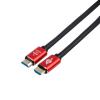 Кабель Atcom HDMI-HDMI Red/Gold, довжина 15 м, 4K, ver 2.0, пакет