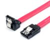 Кабель Atcom Sata Serial ATA 50 cm, кутовий із застібкою