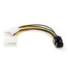 Кабель Atcom 6pin to 2 Molex (Video power)