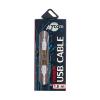 Кабель Atcom USB 2.0 AM/BM довжина 1,8 м, білий, GOLD plated, блістер
