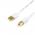 купить оптом купить оптом Кабель USB 2.0 AM/AF довжина 1.8 м, білий, GOLD plate