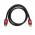 Кабель HDMI-HDMI Red/Gold, пакет, довжина 3 м, 4K, ver 2.0
